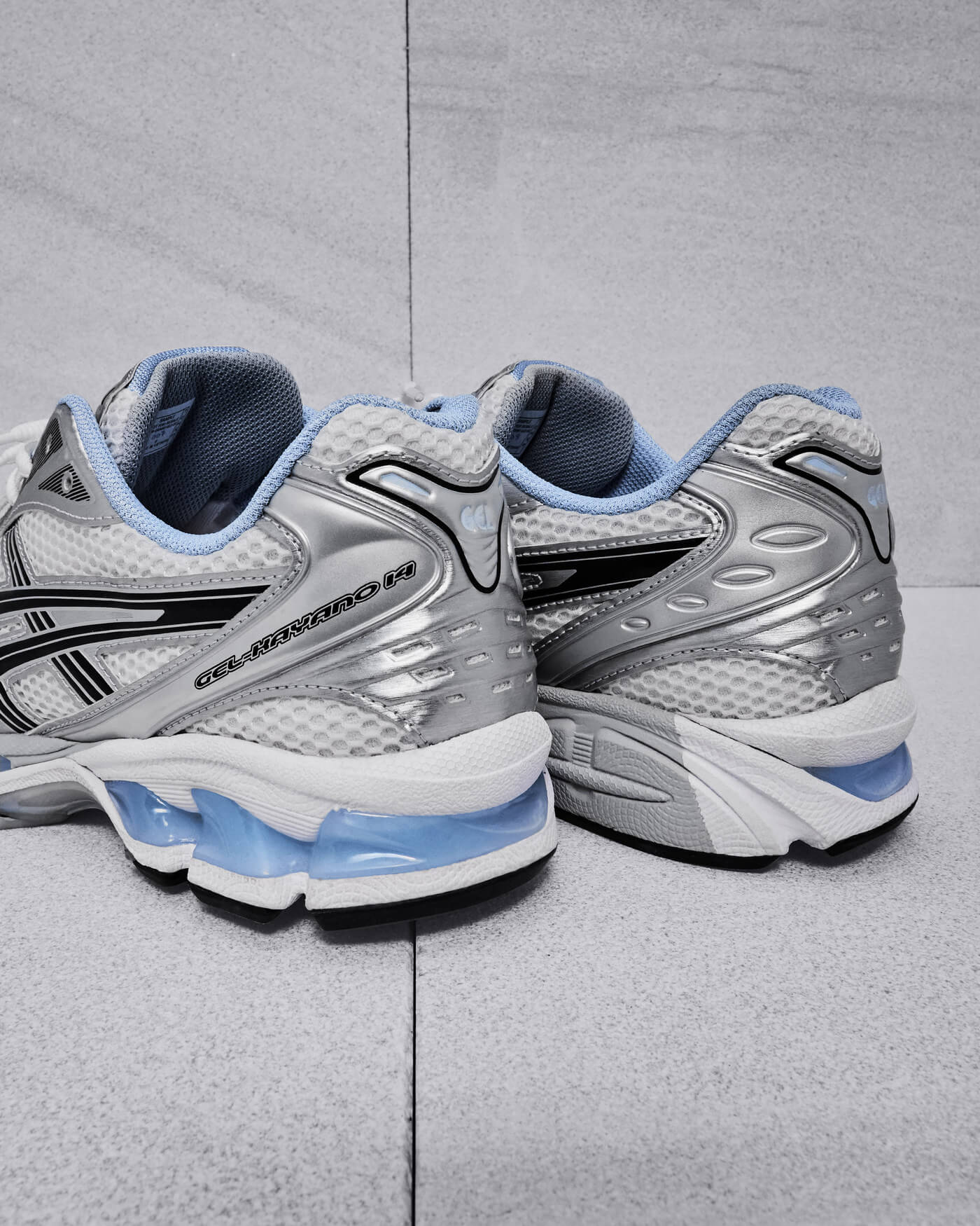 ASICS x JJJJound Gel-Kayano 14 White/Navy/Baby Blue & White